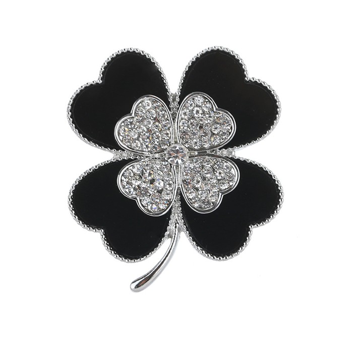 Cài áo thời trang cỏ 4 lá sang trọng GC34