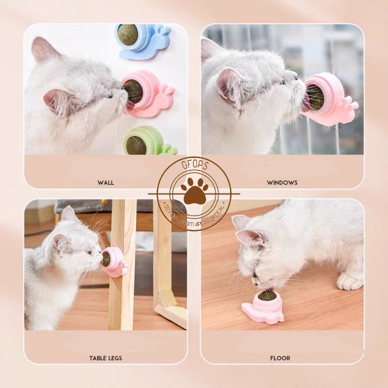 Kẹo cỏ bạc hà mèo, catnip, cỏ bạc hà gắn tường cho mèo, catnip gắn tường, cỏ viên gắn tường - 4pets official