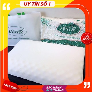Gối cao su non chống đau cổ, gối cao su non kháng khuẩn Ventry nhập khẩu Thái Lan