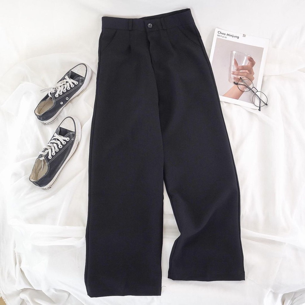 Quần suông nhiều màu form rộng ulzzang basic - Made by Fiin