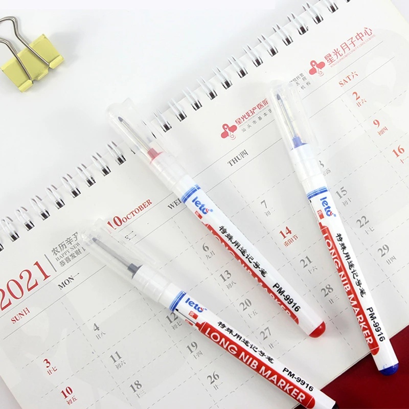 Set 2 / 5 Bút Đánh Dấu Mộc Cán Dài Đa Năng Tiện Dụng Chất Lượng Cao