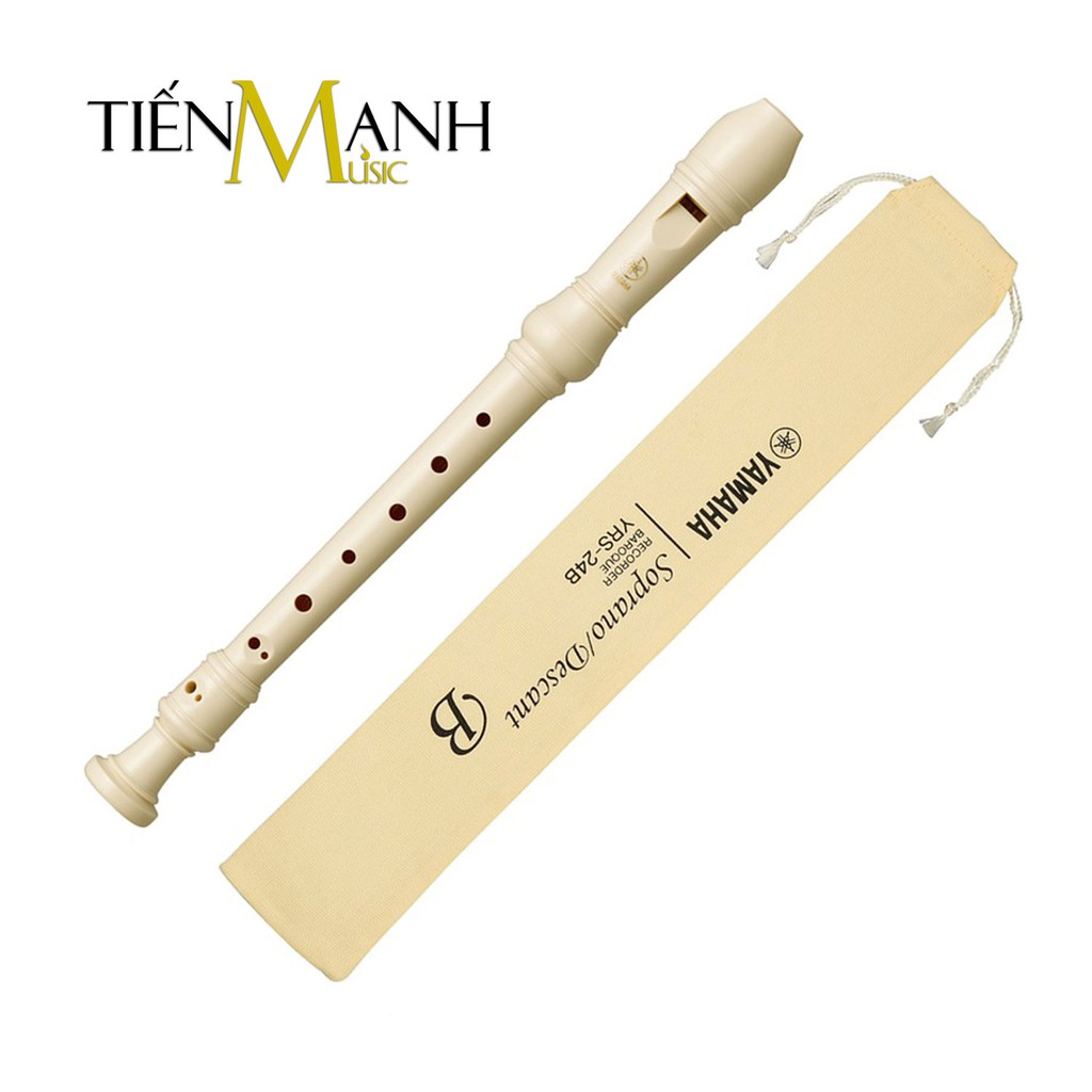 [Chính Hãng] Sáo Recorder Soprano Yamaha YRS-24B Tone C (Đô) Kiểu Baroque (B) - Có Tem Chống Hàng Giả YRS24B YRS 24B