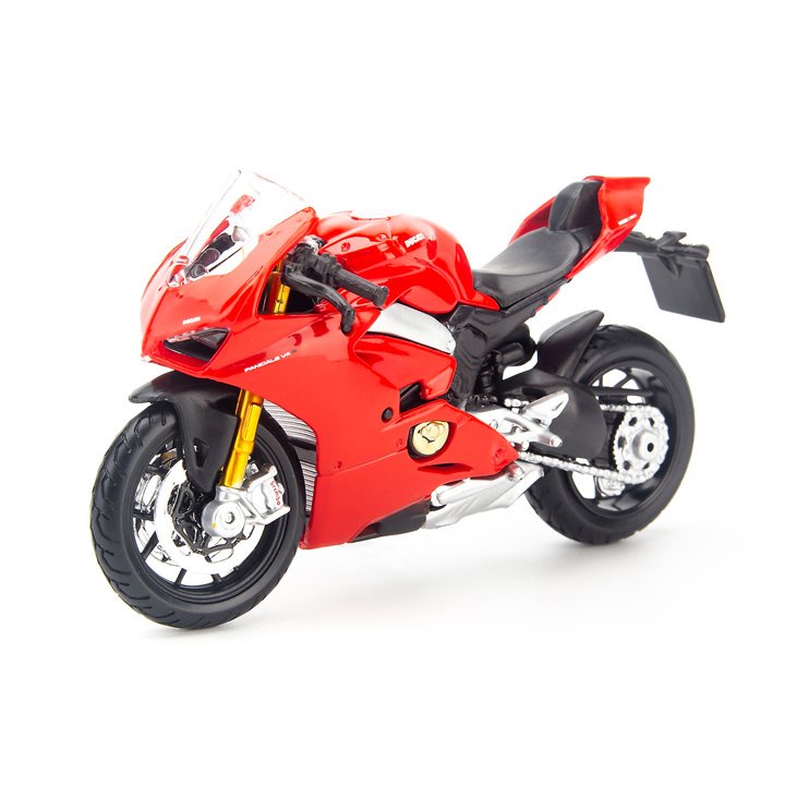Mô hình xe moto Ducati Panigale V4 Red tỉ lệ 1:18 Maisto