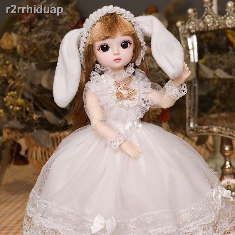 30 cm Công chúa Barbie Bộ đồ chơi lớn cho cô gái Quà tặng sinh nhật Hộp Khớp búp bê có thể di chuyển