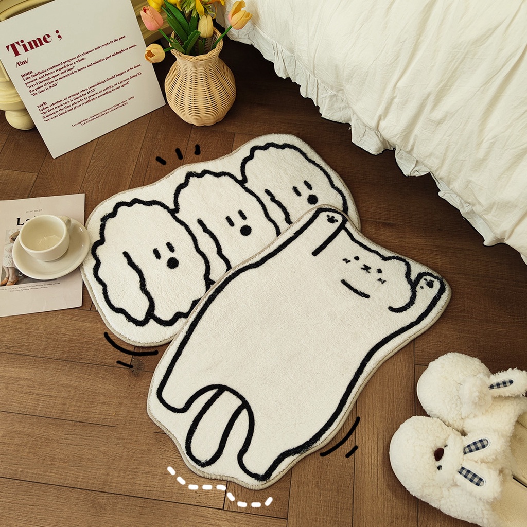 Thảm Chùi Chân Ra Vào Hình Mèo Đáng Yêu, Tiện Dụng, Giá Rẻ