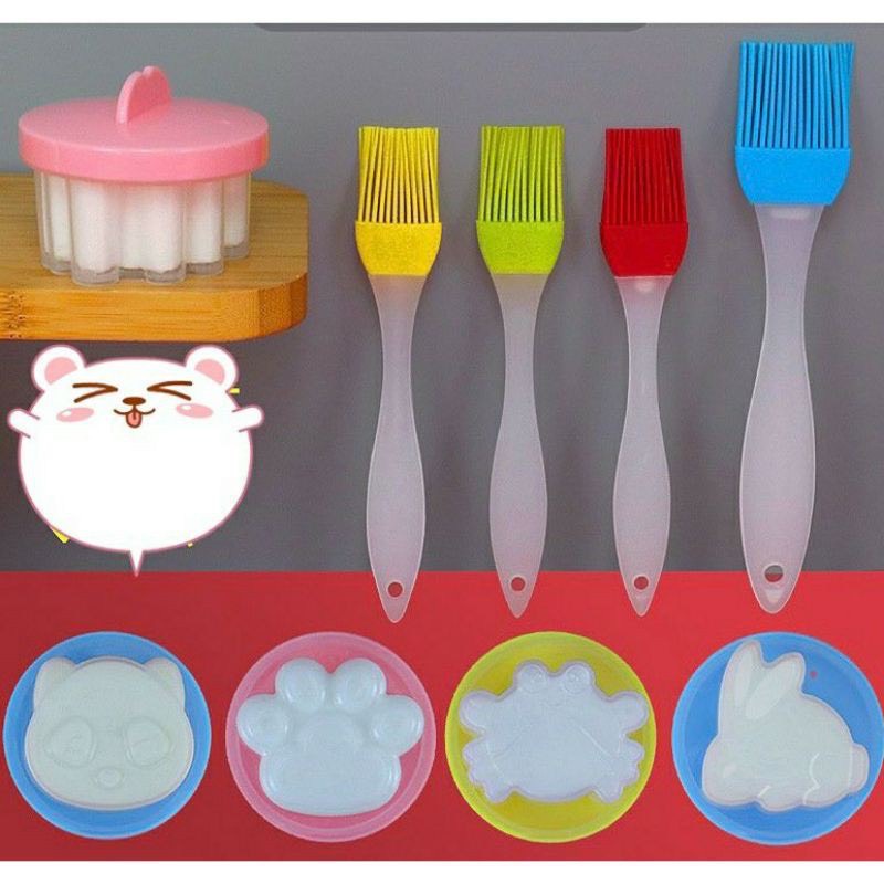 Khuôn hấp trứng, khuôn làm bánh ăn dặm cho bé  Goodbabyvn