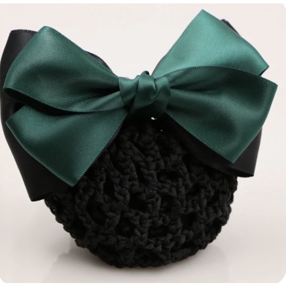 Kẹp Búi Tóc Nơ Lưới Công Sở Cho Nữ