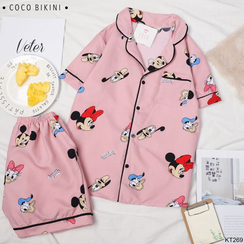 [Mã WA1606 giảm 15% đơn 99k] 𝑪𝑶𝑪𝑶 𝑩𝑰𝑲𝑰𝑵𝑰 Bộ Đồ Ngủ - Đồ Mặc Nhà Kate Thái ( KT269 ) | BigBuy360 - bigbuy360.vn
