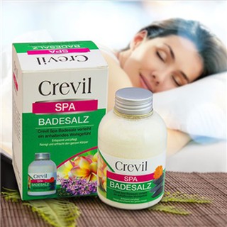 Muối khoáng tắm tẩy da chết crevil spa badesalz - 600g