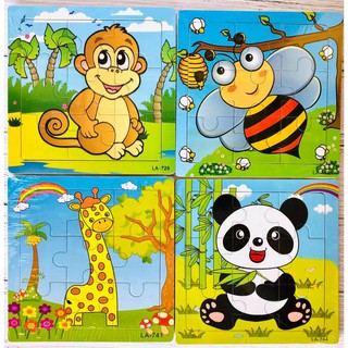 COMBO 10 TRANH GHÉP GỖ 9 MIẾNG