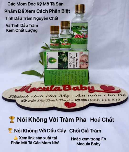 100ml Tinh dầu tràm nguyên chất từ Huế