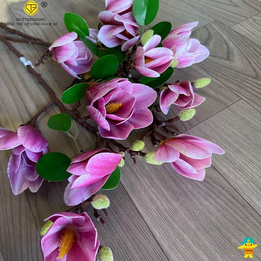 Hoa Mộc Lan, Hoa Giả Trang Trí Phòng Khách, Decor Không Gian Nhà Cửa
