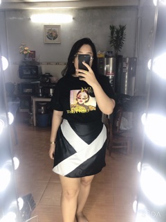 Set Áo Thun Cô Gái + CV Da Bigsize (Có Ảnh Thật)