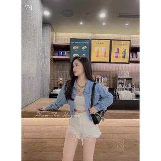 ÁO KHOÁC JEANS CROP