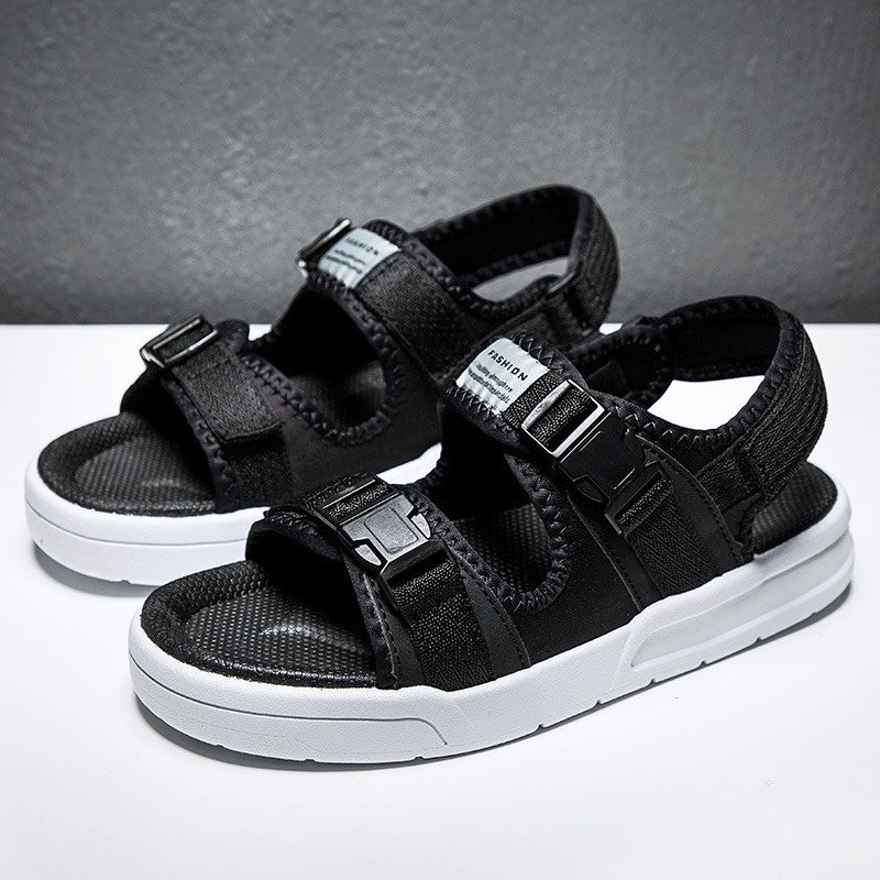 Sandal nam và nữ 2 quai Khóa Bấm đơn giản bền đẹp