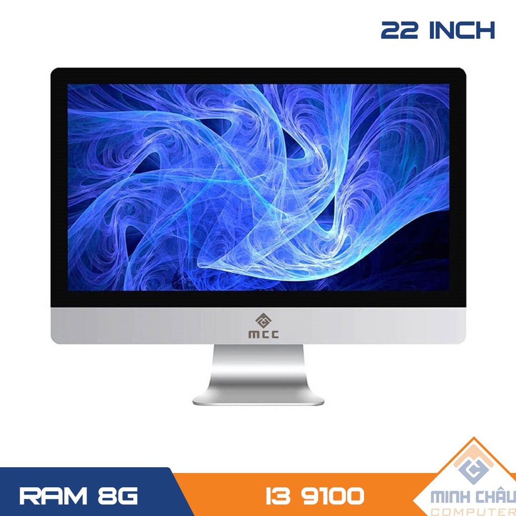 Bộ PC All in ONE (AIO) MCC9181 Home Office Computer CPU i5 9400/ Ram8G/ SSD120G /22inch/ Webcam