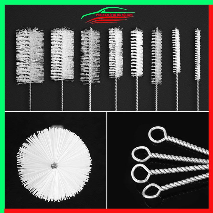 Chổi cước xoắn đánh rửa ống thủy tinh chai nhựa đường kính 10mm/12mm/14mm/16mm/20mm/25mm/30mm/40mm/60mm