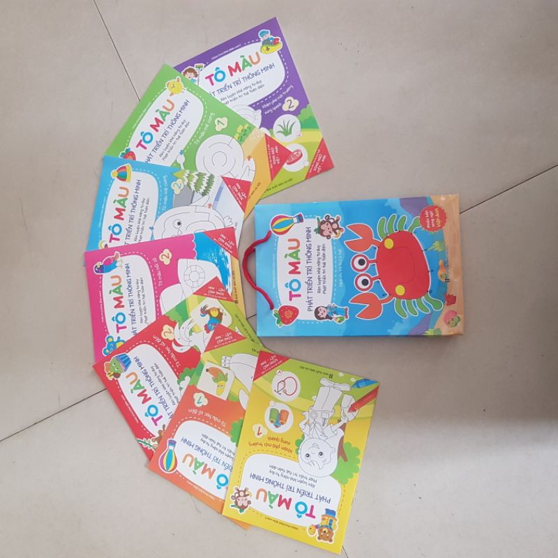 Bộ tô màu cho bé nội dung hình con vật