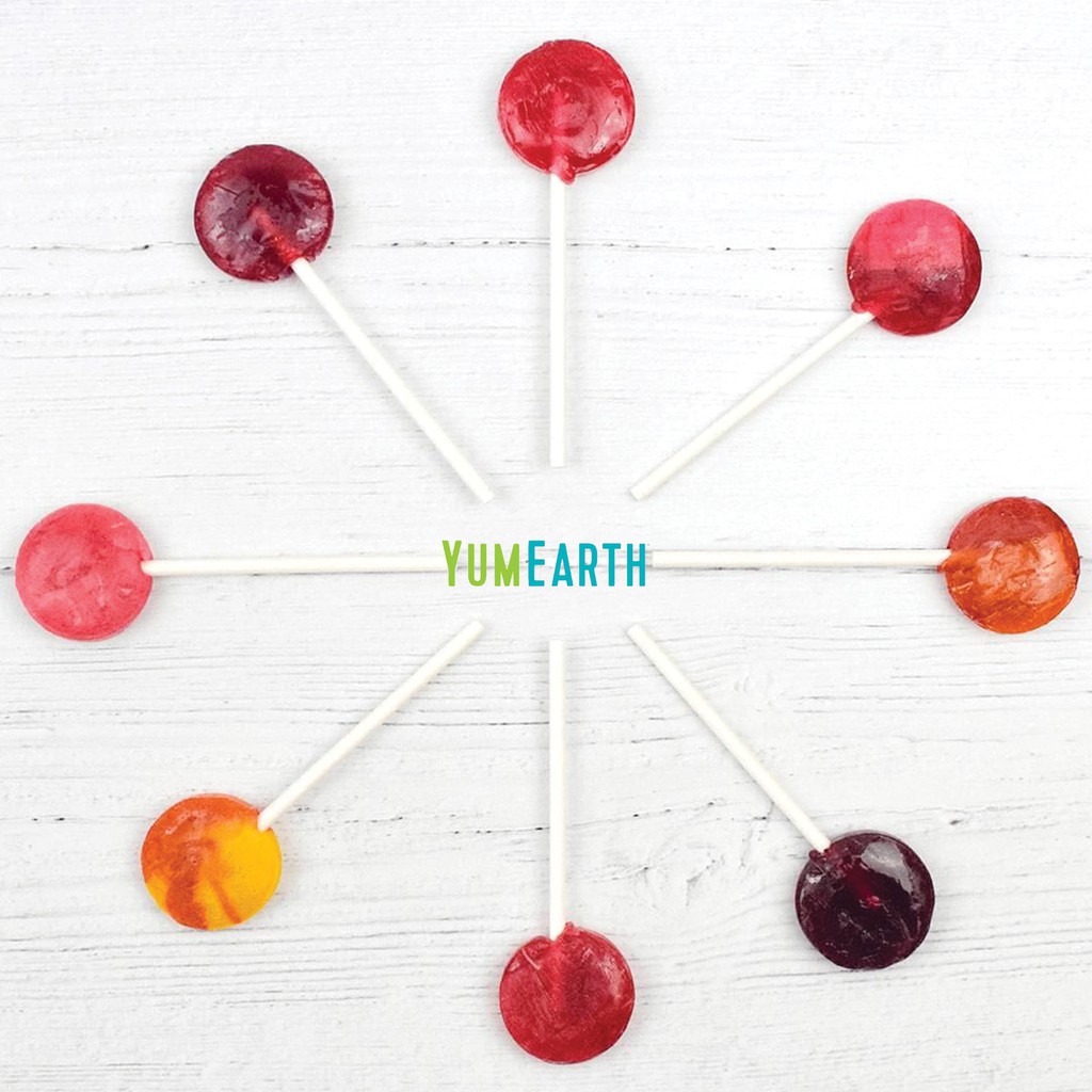 Kẹo dẻo/kẹo mút hữu cơ cho bé vị trái cây Yumearth Organic