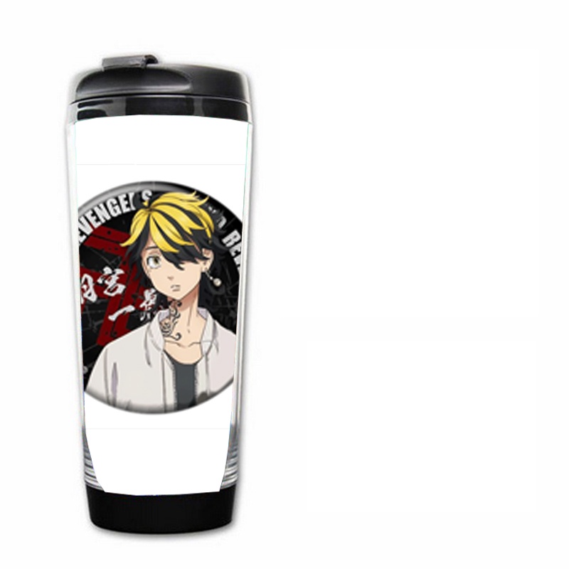 Bình nhựa đựng nước in hình TOKYO REVENGERS NHÂN VẬT ver TRÒN anime chibi tiện lợi lưu niệm