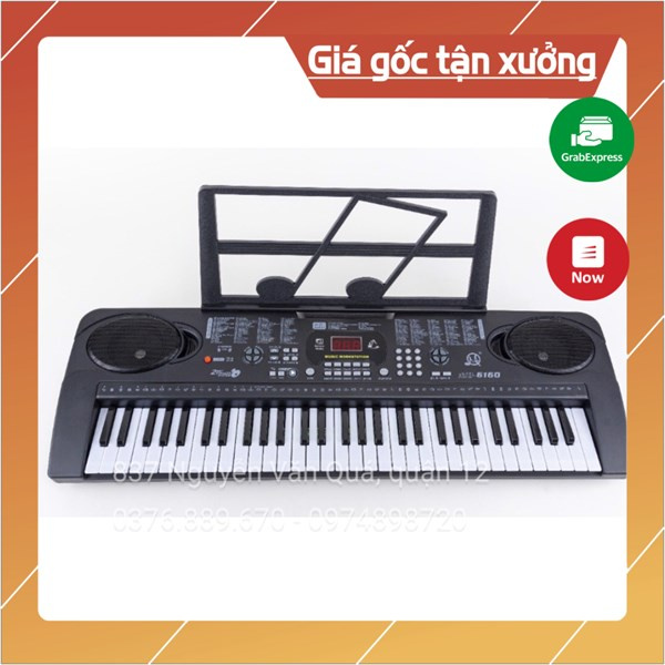 [Cao cấp] Hộp đồ chơi đàn piano pin xịn xò kèm MIC cho bé  MQ6160