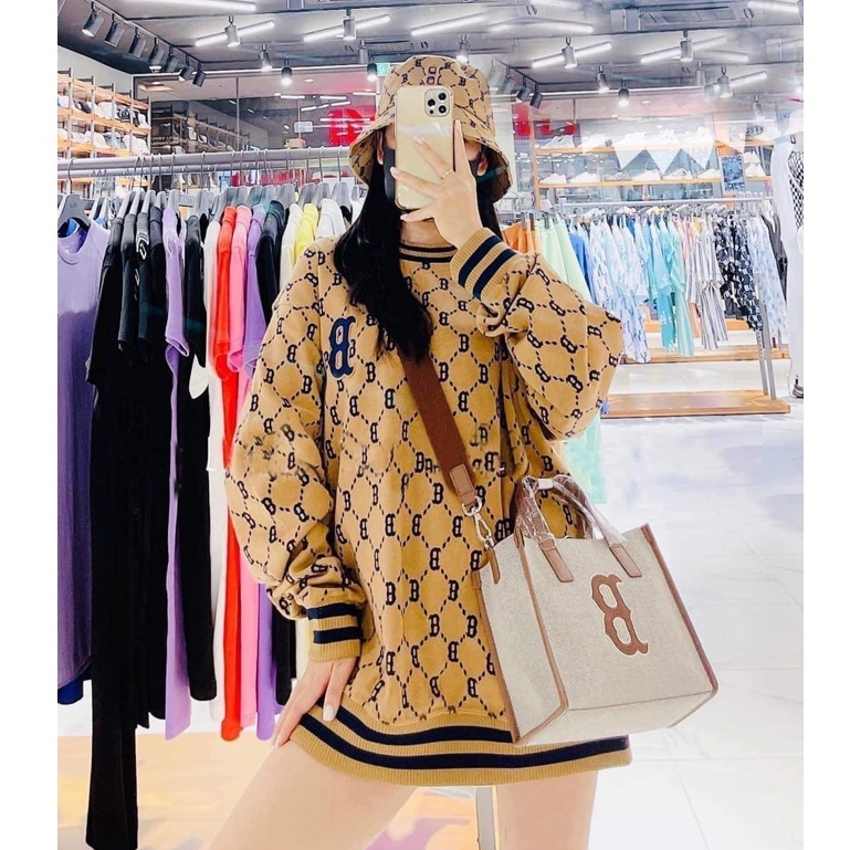 ✅ Túi Đeo Chéo MLB Basic Big Logo Canvas Small Tote Bag 3AORS062N-50BKS | HÀNG CÓ SẴN | MẪU MỚI NHẤT