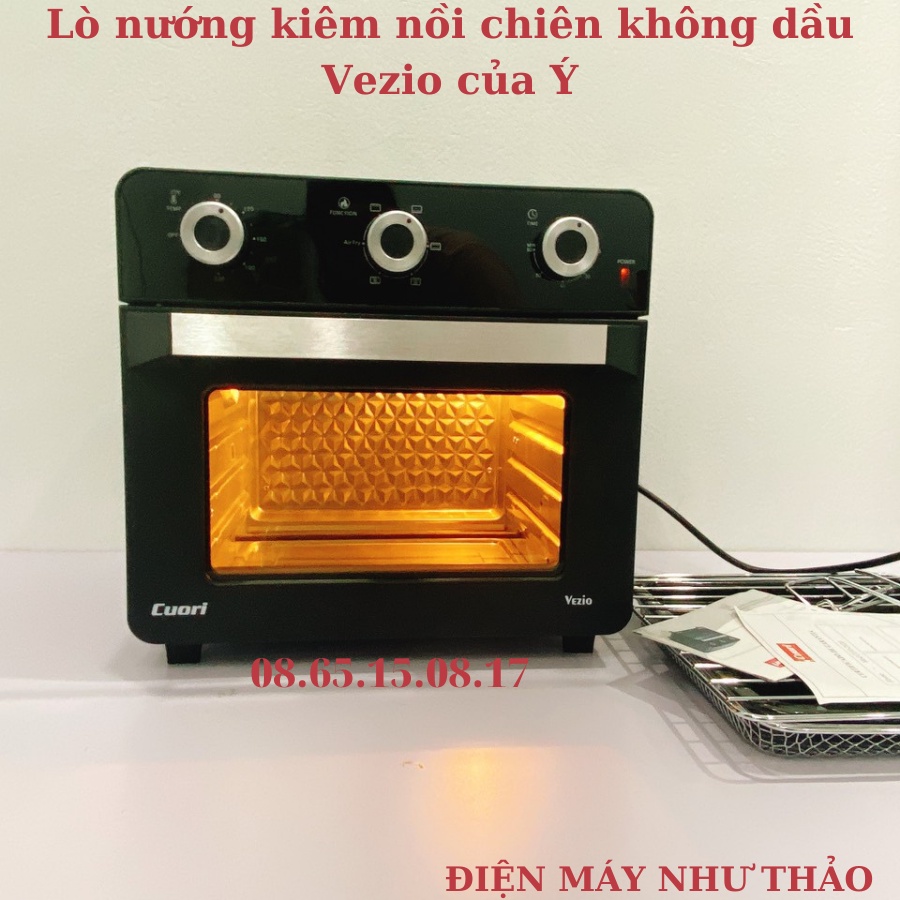 Lò nướng kết hợp nồi chiên không dầu 18L ACA - 6 thanh nhiệt siêu khỏe