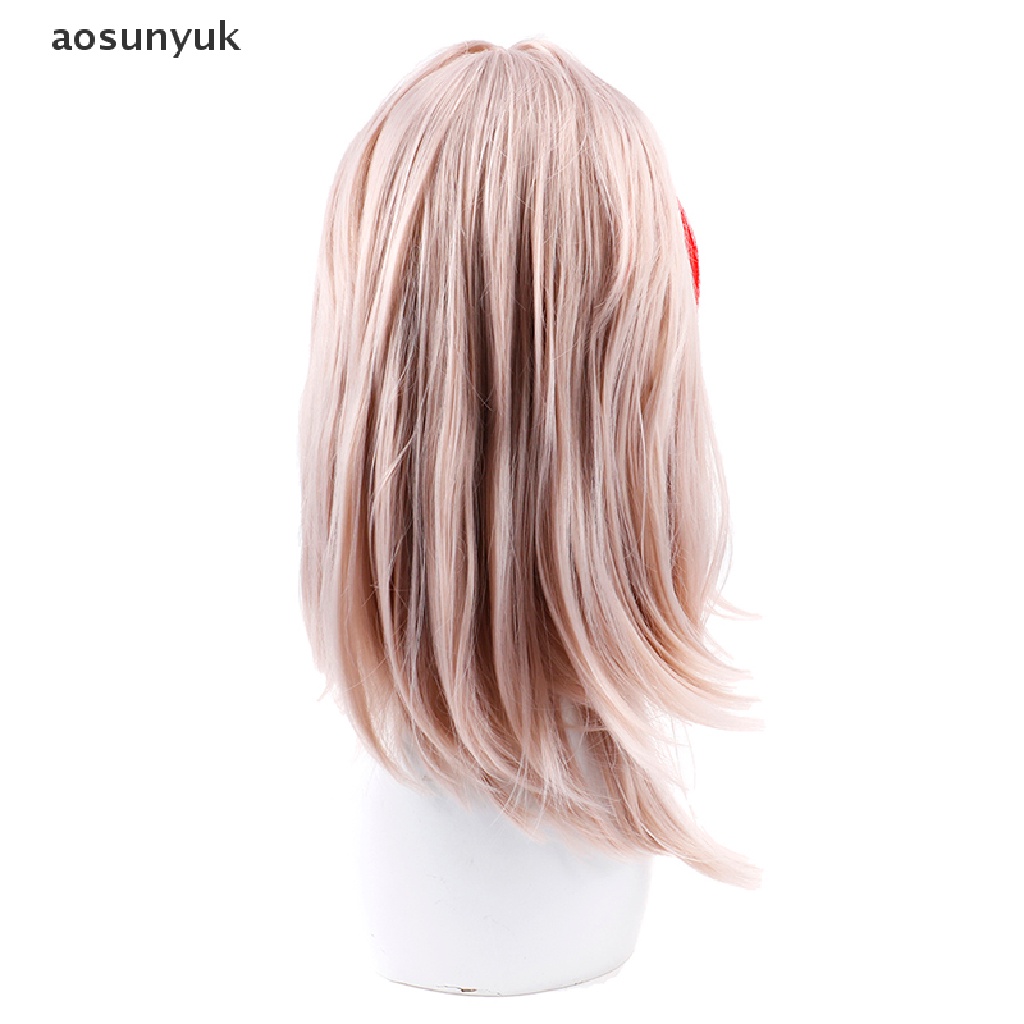 Bộ Tóc Giả Màu Be Gradient Dùng Hóa Trang Nhân Vật Game Genshin Va Chạm Kazuha