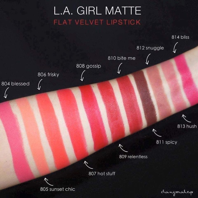 SON L.A GIRL MATTE FLAT VELVET LIPSTICK