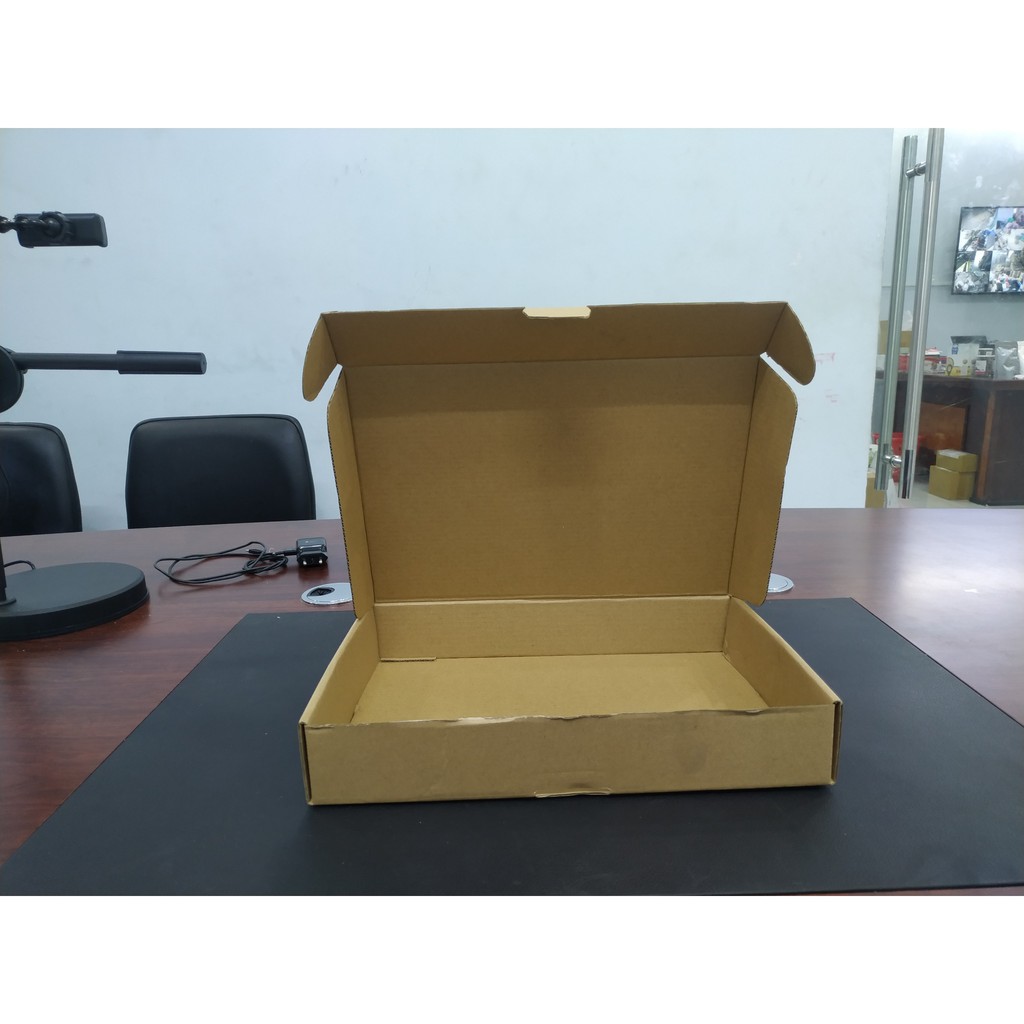 Thùng carton nắp gài size 30x25x5 cm - Bộ 20 hộp carton