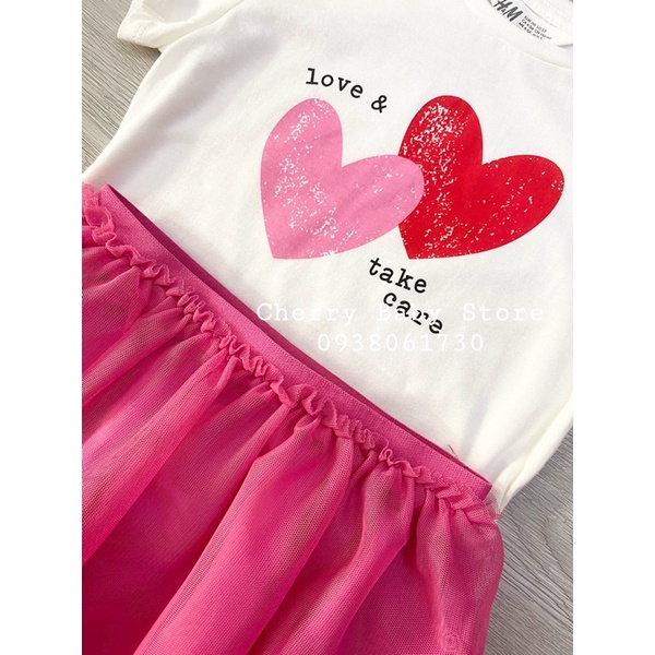 Set áo + Chân váy maxi bé gái dư xịn 2-10y