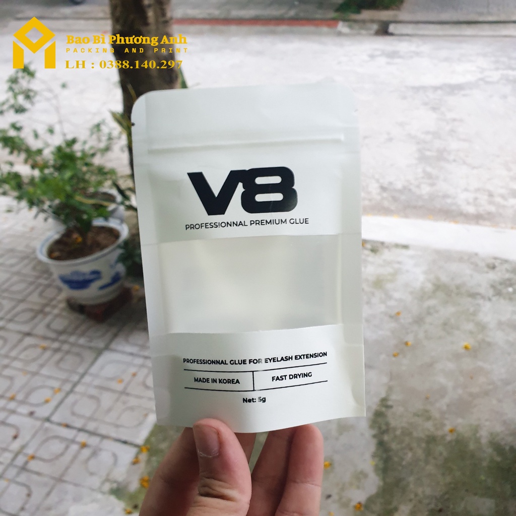 Túi Zip Giấy Kraft Trắng, Túi Zip Giấy Đựng Thực Phẩm Full Size Siêu Rẻ_Bao Bì Phương Anh