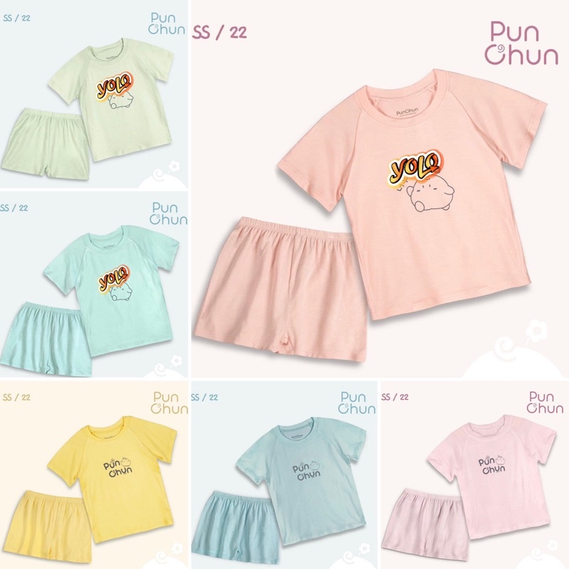 Bộ quần áo cộc tay cho bé D03