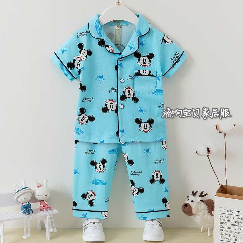 Bộ Pijama Áo Cộc Quần Dài Cho Bé Size Nhỡ 3-6 tuổi (15-25kg)