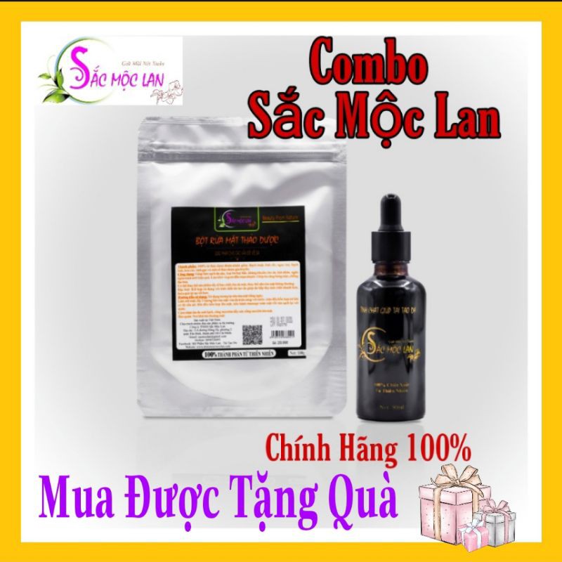 Combo Sắc Mộc Lan ❤ Xóa Tan Mụn, Thâm, Nám,  Hiệu quả