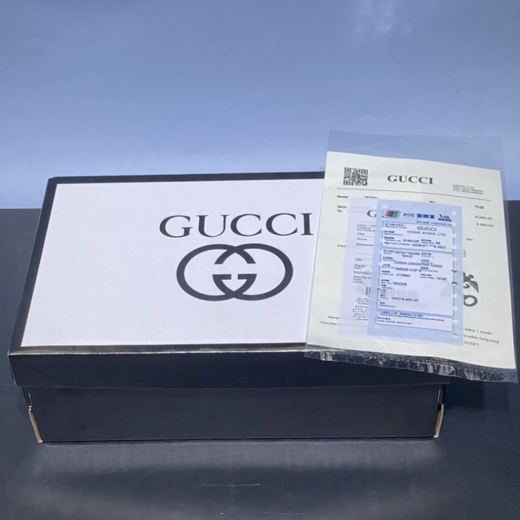 [Ảnh+Video thật] [COMBO] Hộp Giấy Carton đựng giày dép, Hộp mũ Gucci + Bill thẻ + Giấy gói Nhật xịn chuẩn Fullbox