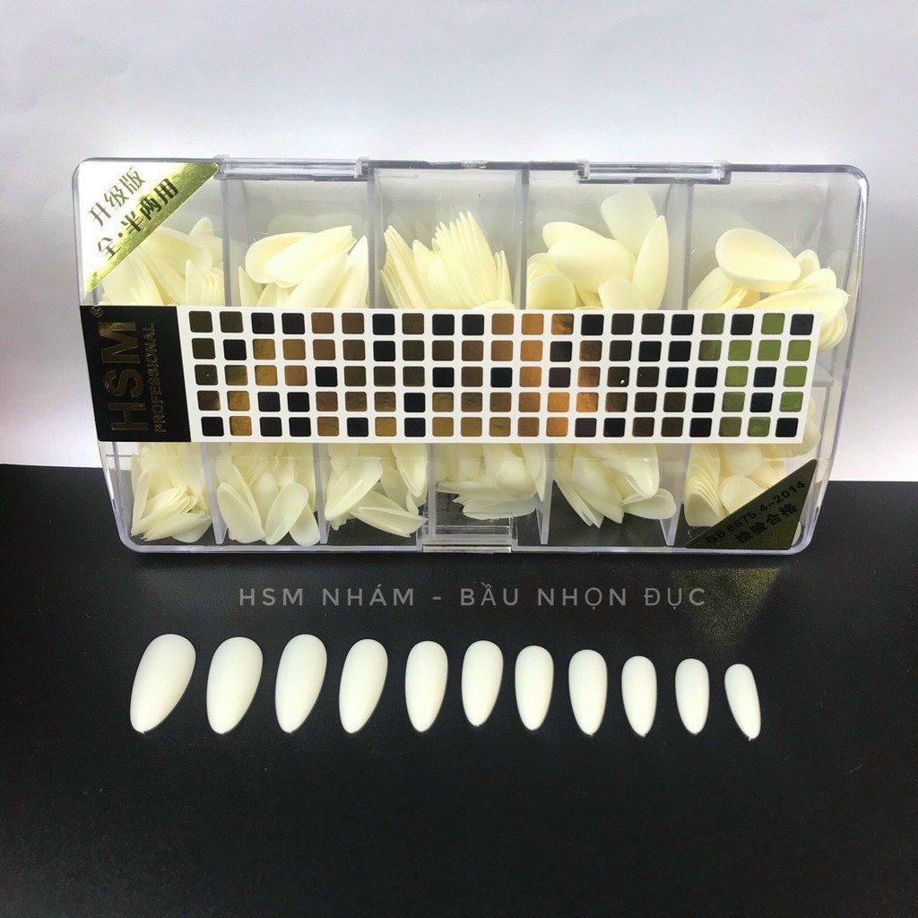 Móng úp HSM lẻ size - BẦU NHÁM