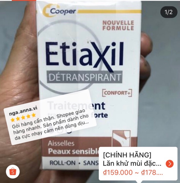 [Mã COS2704 giảm 8% đơn 250K] Lăn khử mùi ETIAXIL 15ml - Da THƯỜNG/ NHẠY CẢM/ SIÊU NHẠY CẢM | BigBuy360 - bigbuy360.vn