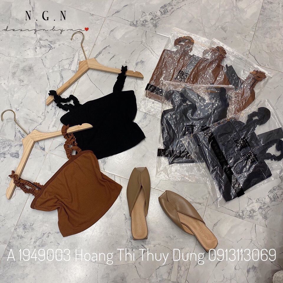 Áo Hai Dây Bèo Nhún_Xưởng May Quang Anh