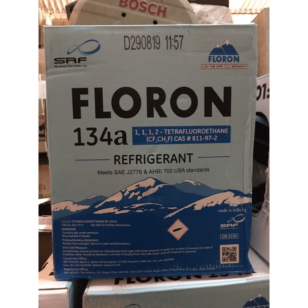 Gas lạnh Ấn Độ Floron R134a - 3kg