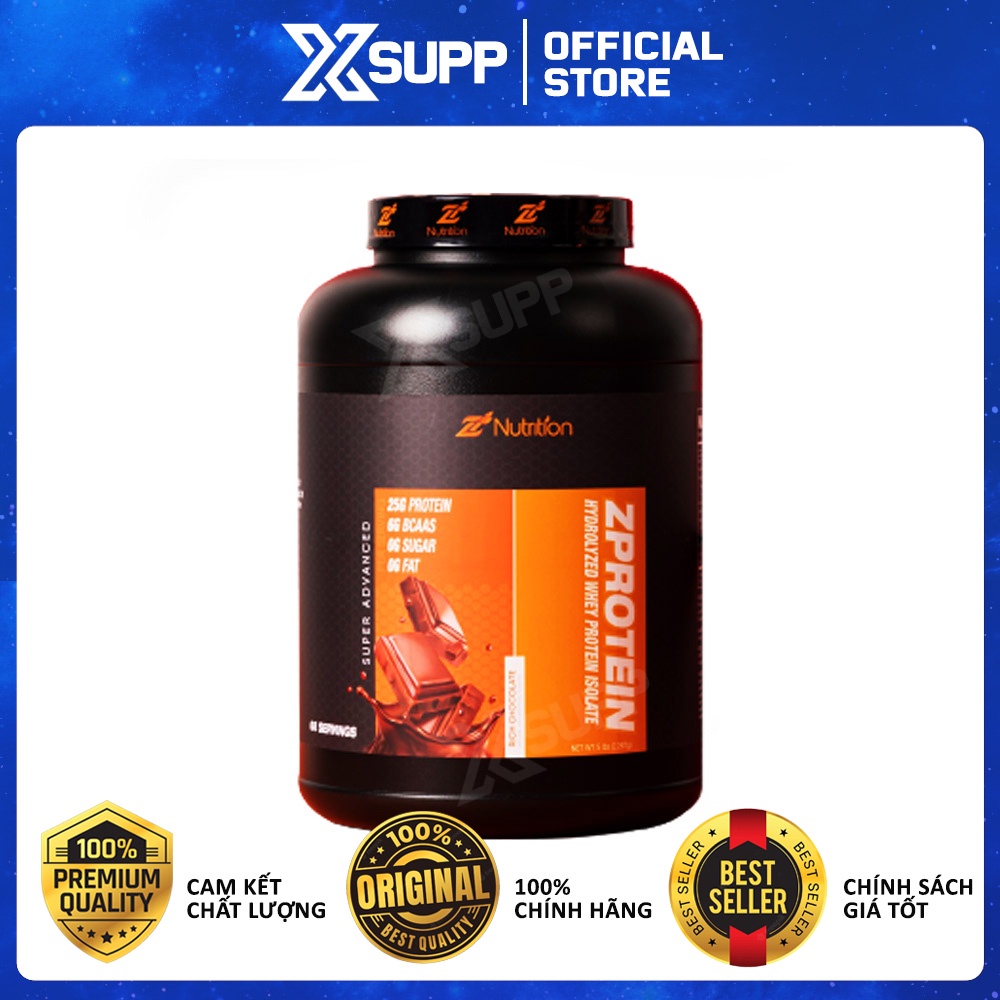 ZProtein Hydrolyzed Whey Protein Isolate, Sữa Whey Tăng Cơ Tinh Khiết 100%
