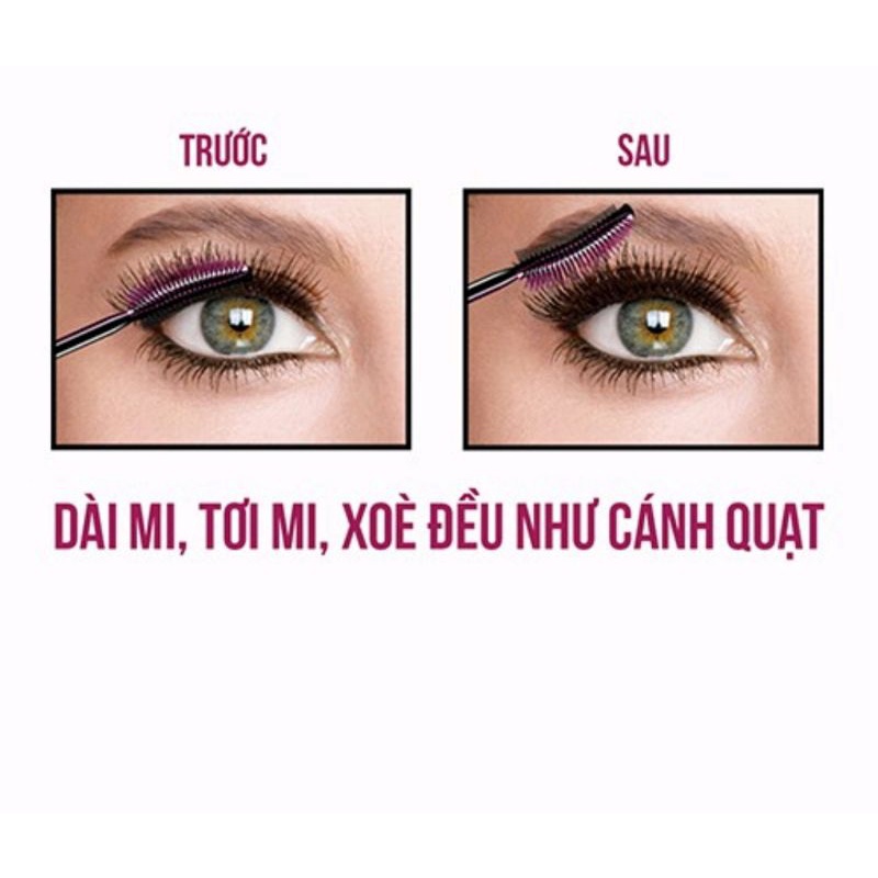 Mascara Dài Mi &amp; Tơi Mi Tự Nhiên Maybelline New York Lash Sensational Waterproof Chuốt Mi Không Lem Không Trôi 10ml