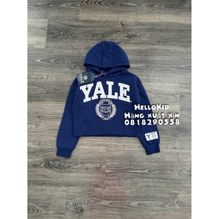 A566 - áo nỉ hoodie yale bé gái