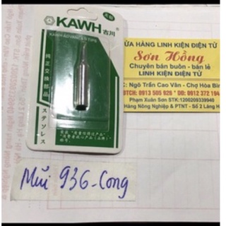 Mũi hàn 936 mũi cong