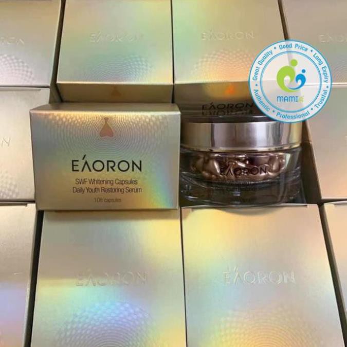 Kem dưỡng Eaoron trứng cá hồi đen Black Kaviar/trắng da Crystal White Brightening, viên nang serum SWF Whitening, Úc