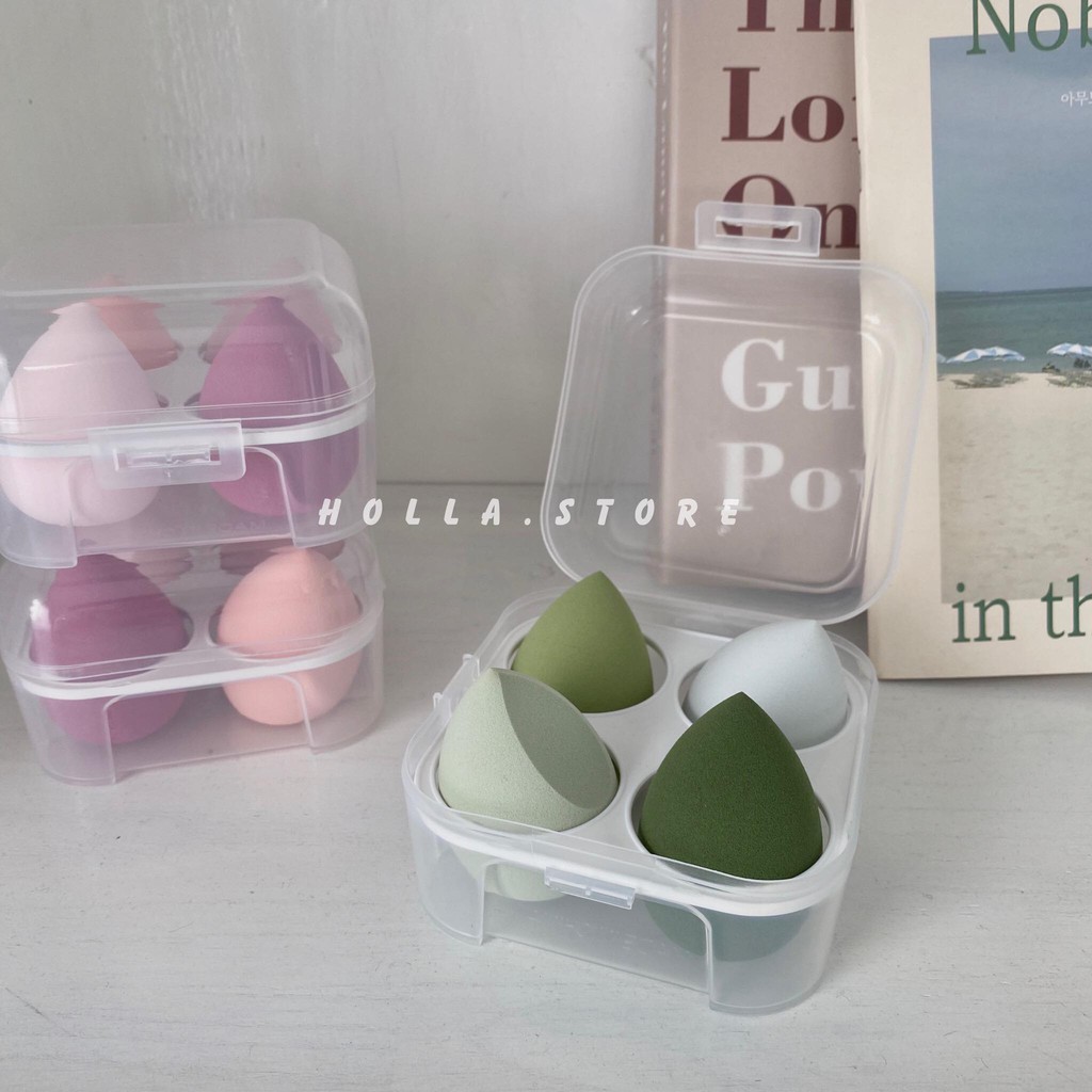 Set 4 mút trang điểm