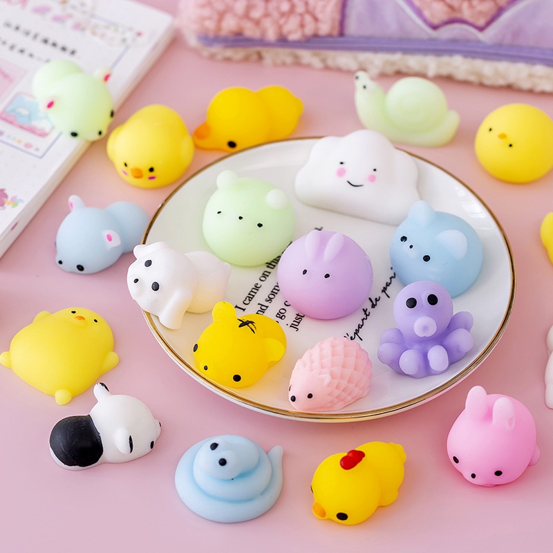Squishy Mochi, Đồ Chơi Squishy Mochi Hình Thú Cực Dễ Thương