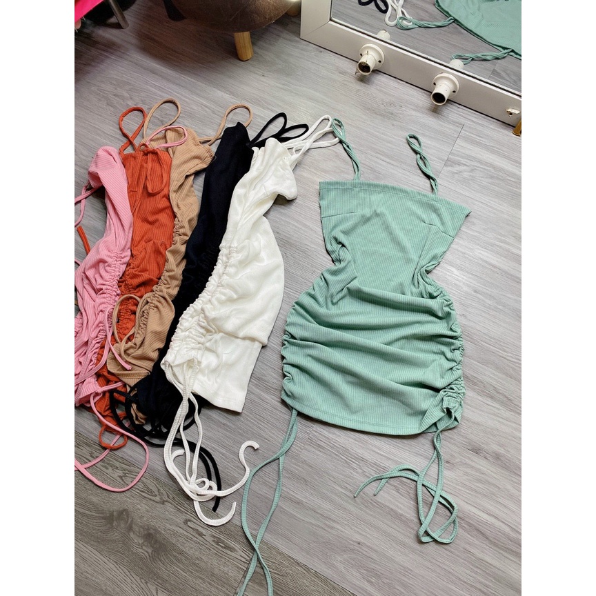 ĐẦM BODY HAI DÂY VIỀN LAI TV177201