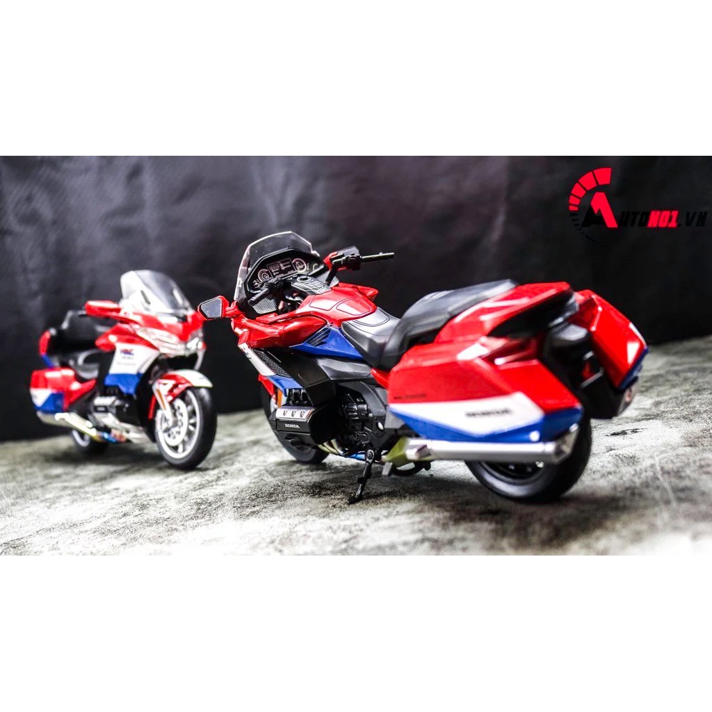 MÔ HÌNH XE HONDA GOLDWING 2020 CUSTOM HRC V2 1:12 WELLY D162