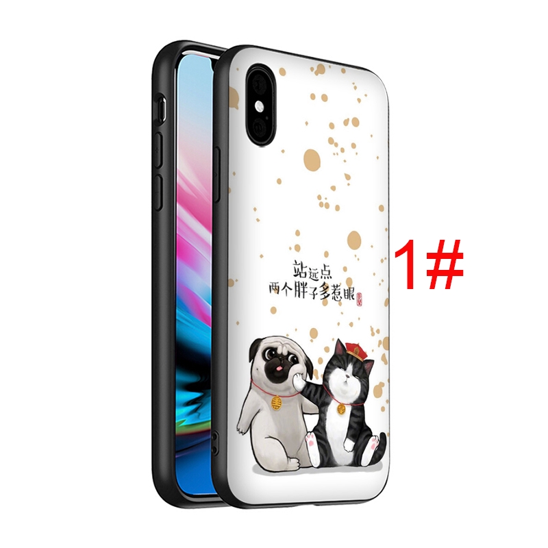 Ốp điện thoại mềm họa tiết động vật đáng yêu E7 dành cho Apple iPhone 11 Pro XS Max XR X 8 7 6S 6 Plus 5S 5 SE 2020